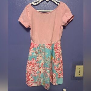 Lilly Pulitzer Pink and Floral Kids Dress